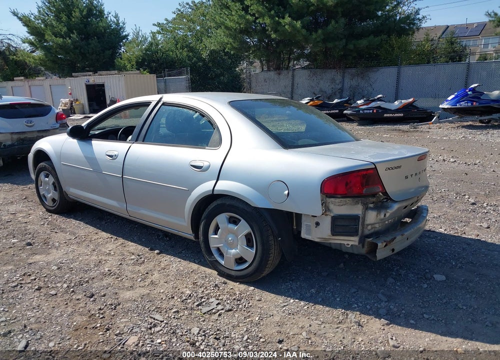 2006 DODGE STRATUS SXT VIN: 1B3AL46T96N160928