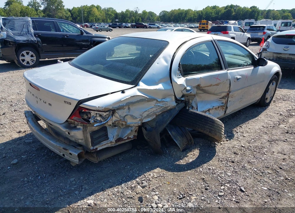2006 DODGE STRATUS SXT VIN: 1B3AL46T96N160928