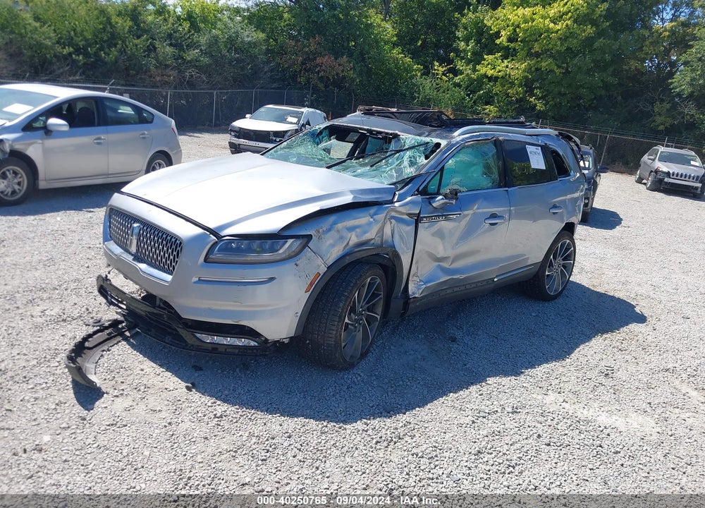 2021 LINCOLN NAUTILUS RESERVE VIN: 2LMPJ8K9XMBL15897
