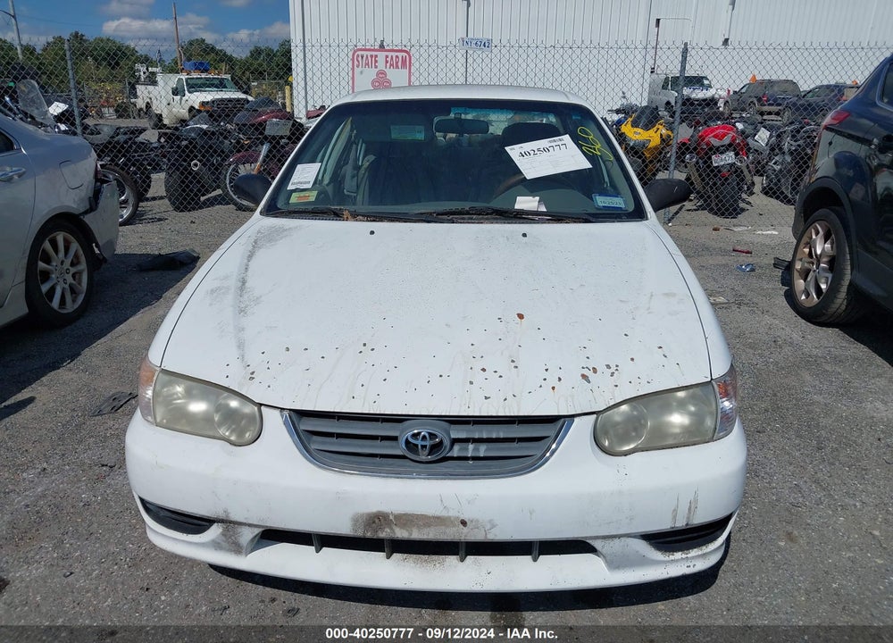 2001 TOYOTA COROLLA CE VIN: 2T1BR12E41C406500