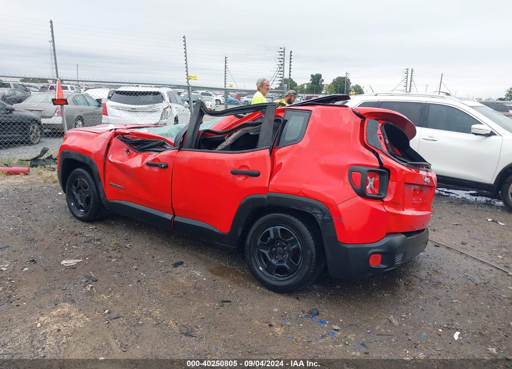 2015 JEEP RENEGADE SPORT VIN: ZACCJAAT0FPB45230