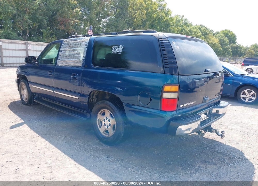 2005 CHEVROLET SUBURBAN 1500 LT VIN: 3GNFK16Z25G279221