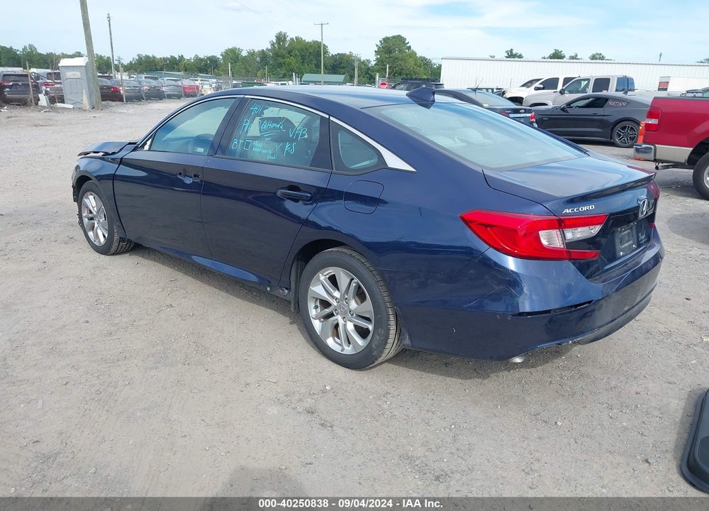 2019 HONDA ACCORD VIN: 1HGCV1F14KA000795
