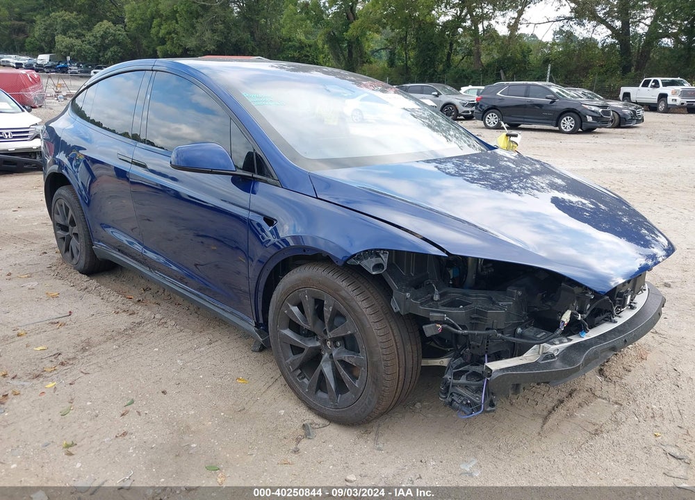 2022 TESLA MODEL X PLAID TRI MOTOR ALL-WHEEL DRIVE VIN: 7SAXCBE60NF343465