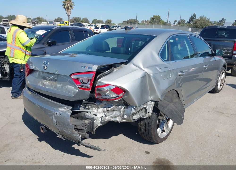 2014 VOLKSWAGEN PASSAT 1.8T SE VIN: 1VWBT7A32EC039533