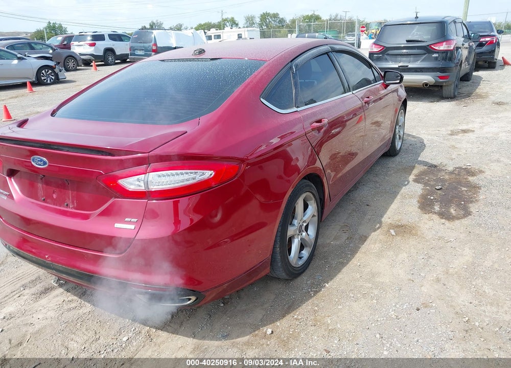2015 FORD FUSION SE VIN: 3FA6P0H90FR186419