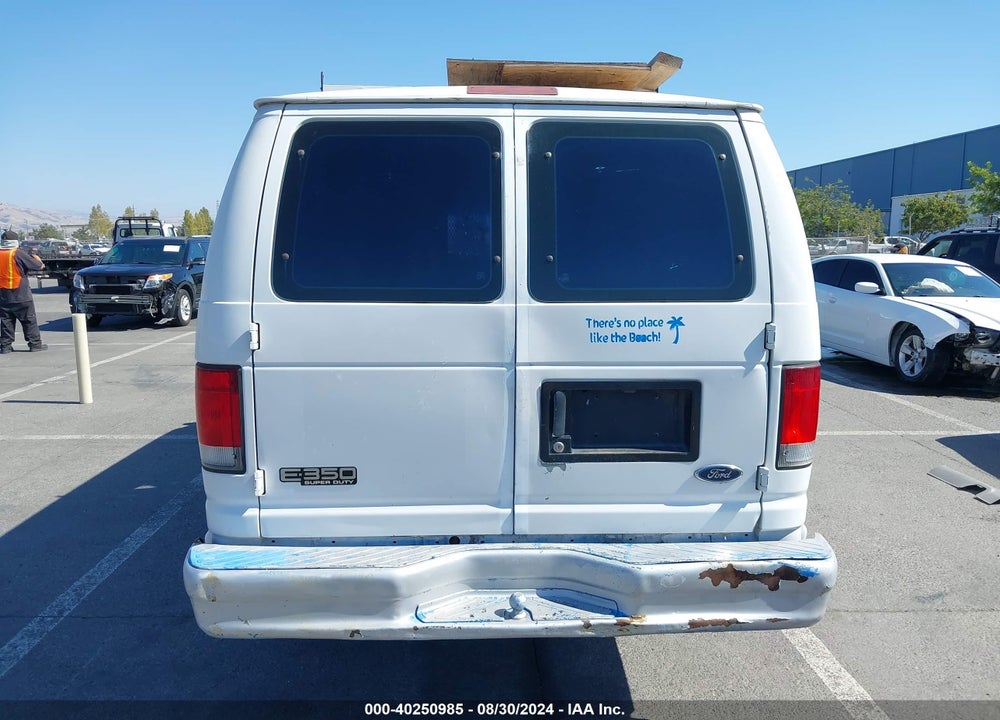 2001 FORD E-350 SUPER DUTY COMMERCIAL/RECREATIONAL VIN: 1FTSS34L31HA98579