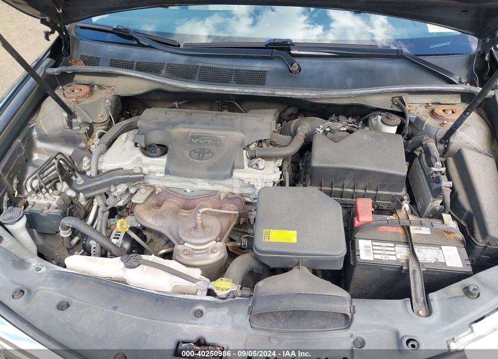 2012 TOYOTA CAMRY XLE VIN: 4T4BF1FK9CR162827