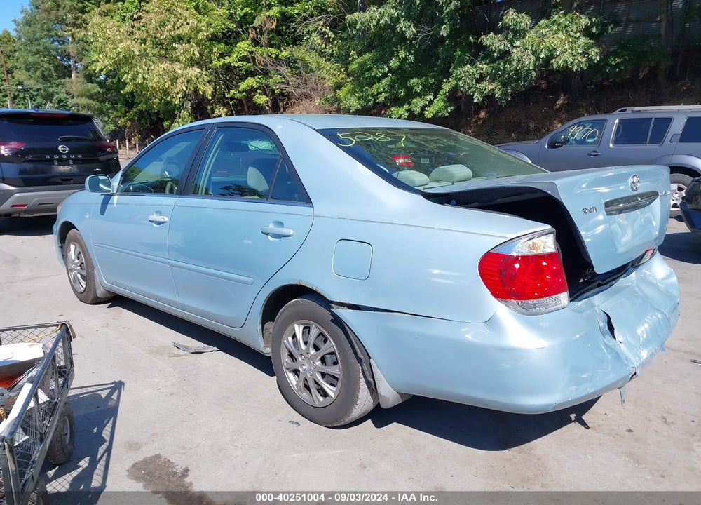 2005 TOYOTA CAMRY LE VIN: 4T1BE32K25U995287