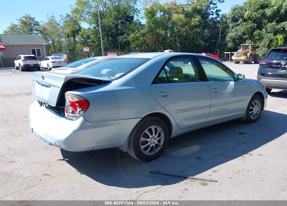 2005 TOYOTA CAMRY LE VIN: 4T1BE32K25U995287