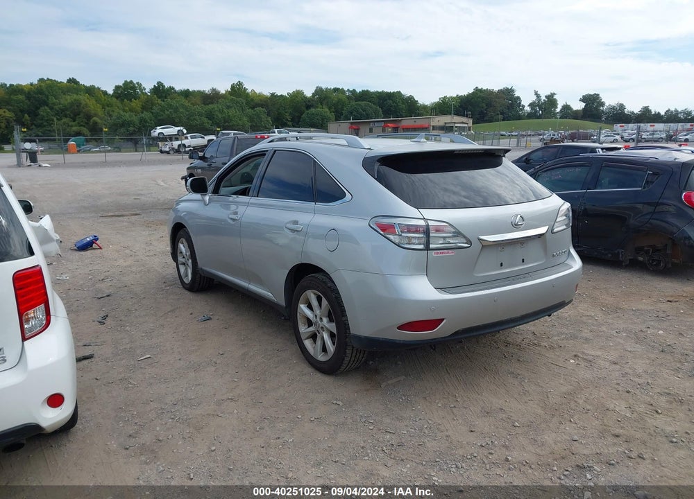 2012 LEXUS RX 350 VIN: JTJZK1BA2C2414044