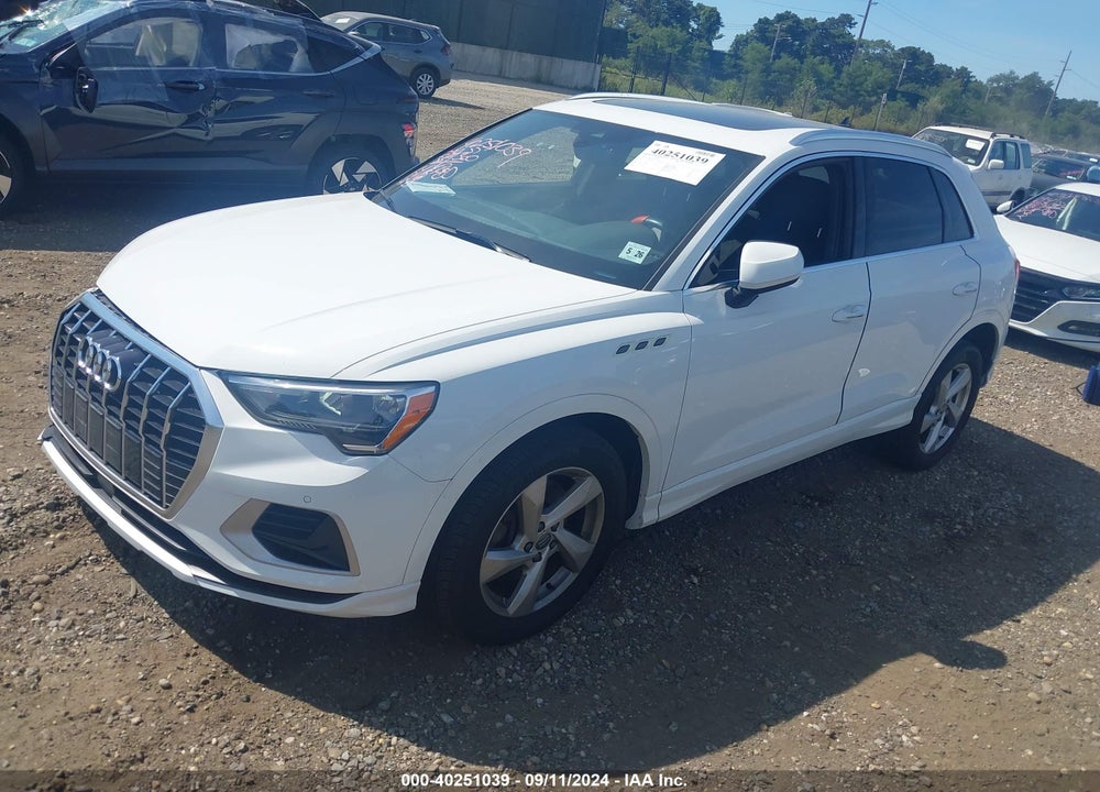 2020 AUDI Q3 PREMIUM 45 TFSI QUATTRO TIPTRONIC VIN: WA1AECF32L1075638