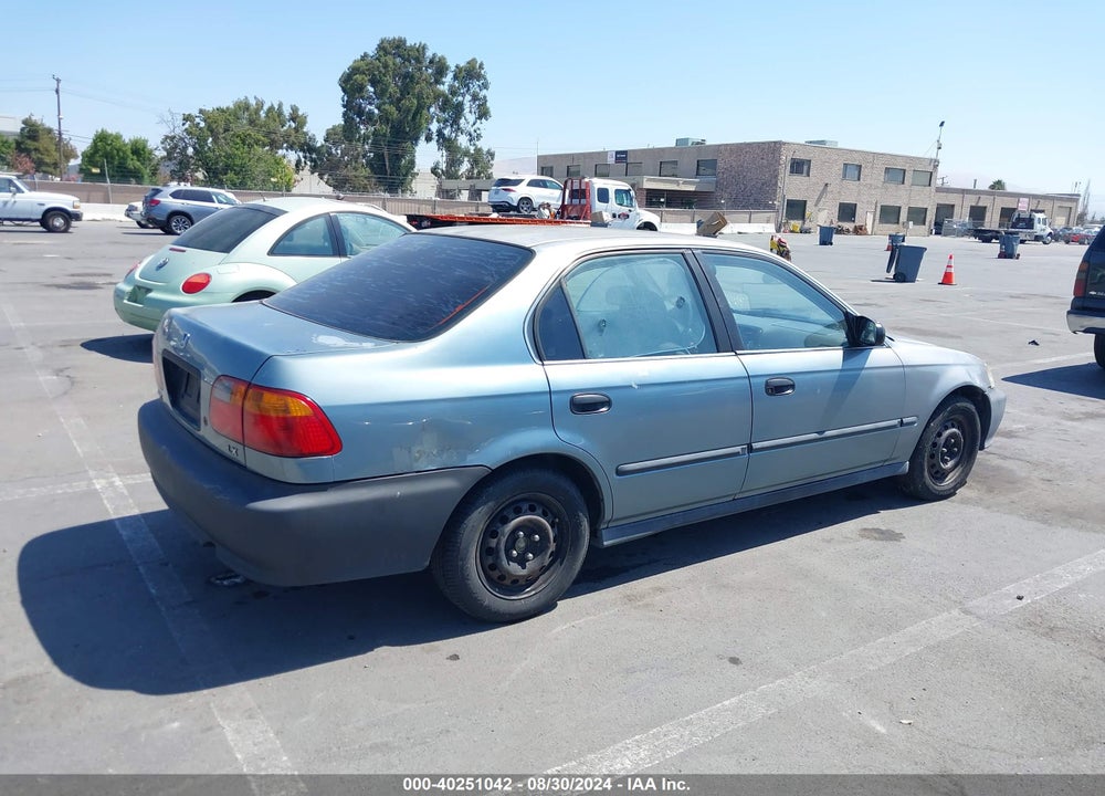 2000 HONDA CIVIC LX VIN: 2HGEJ6672YH500633