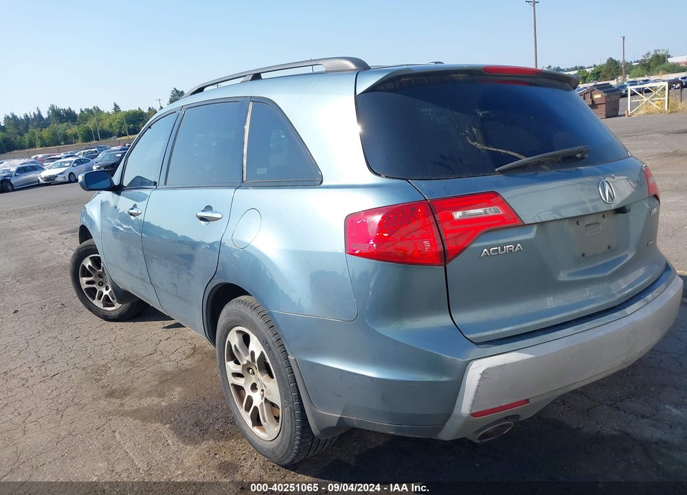 2008 ACURA MDX TECHNOLOGY PACKAGE VIN: 2HNYD28398H526159