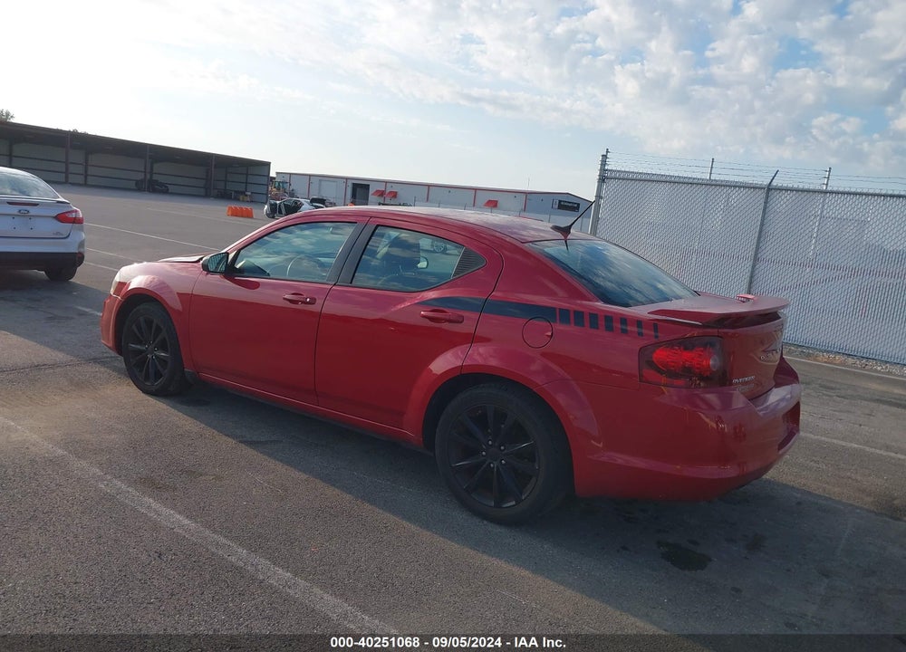 2013 DODGE AVENGER SE V6 VIN: 1C3CDZAG4DN747728