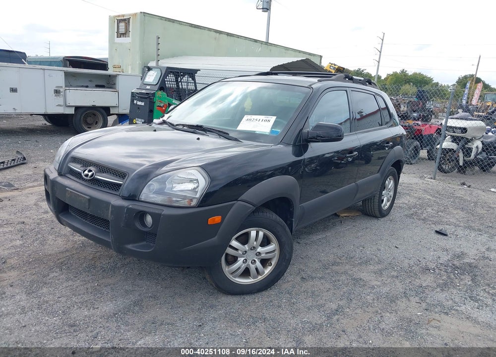 2008 HYUNDAI TUCSON LIMITED V6/SE VIN: KM8JN12D08U838928