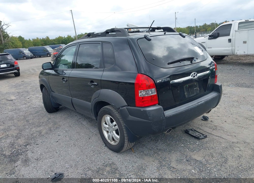 2008 HYUNDAI TUCSON LIMITED V6/SE VIN: KM8JN12D08U838928