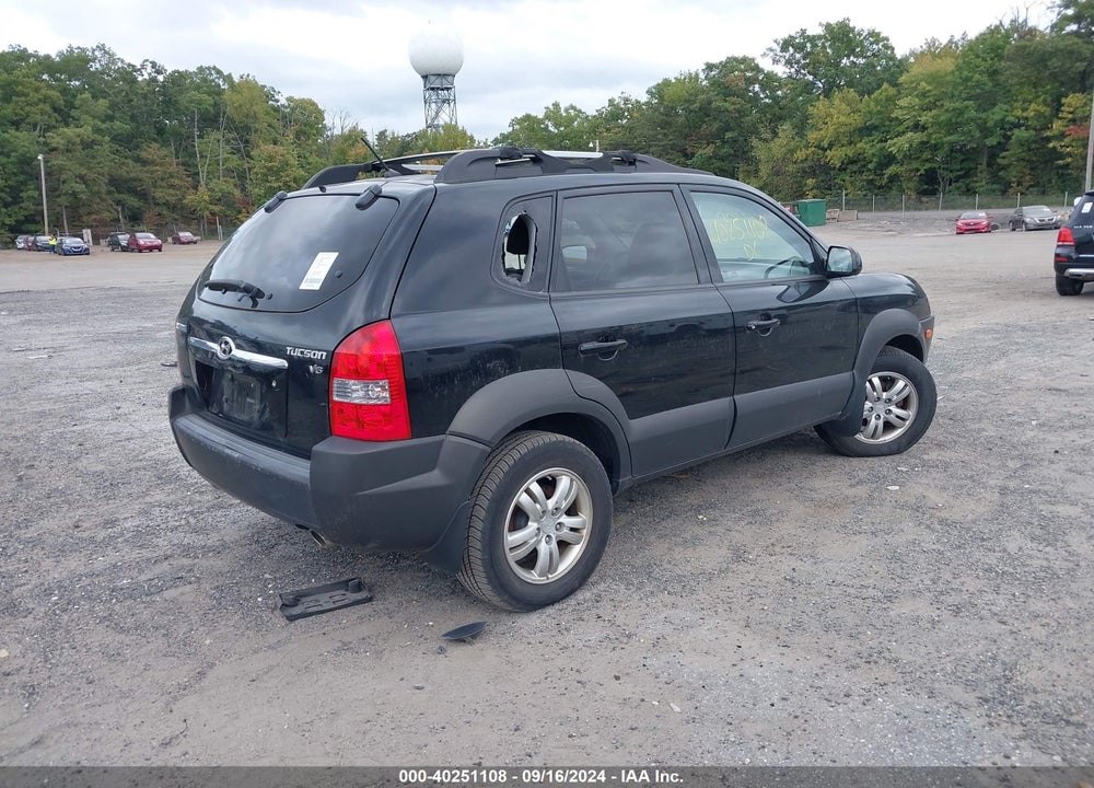 2008 HYUNDAI TUCSON LIMITED V6/SE VIN: KM8JN12D08U838928