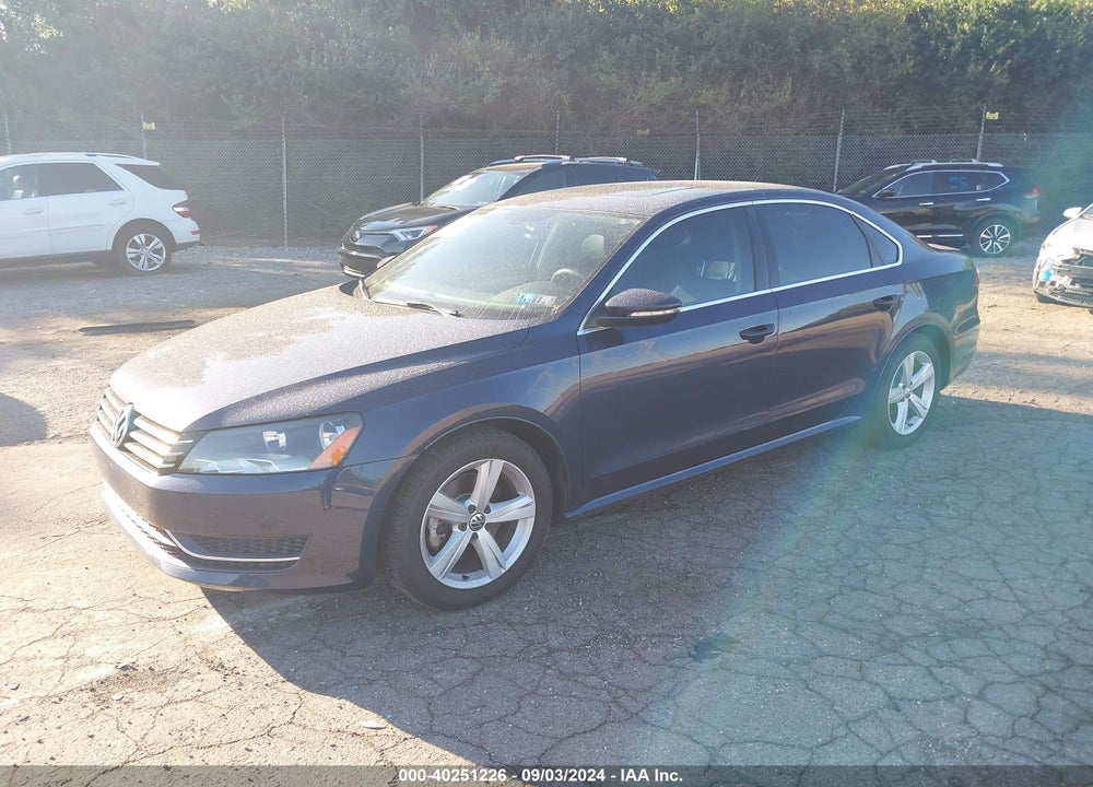 2012 VOLKSWAGEN PASSAT 2.5L SE VIN: 1VWBH7A31CC067399