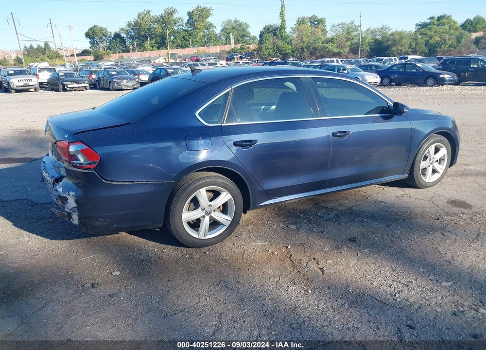 2012 VOLKSWAGEN PASSAT 2.5L SE VIN: 1VWBH7A31CC067399