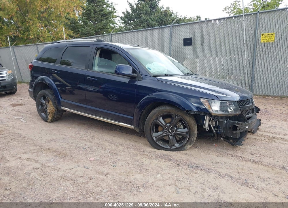 2018 DODGE JOURNEY CROSSROAD AWD VIN: 3C4PDDGG0JT491901