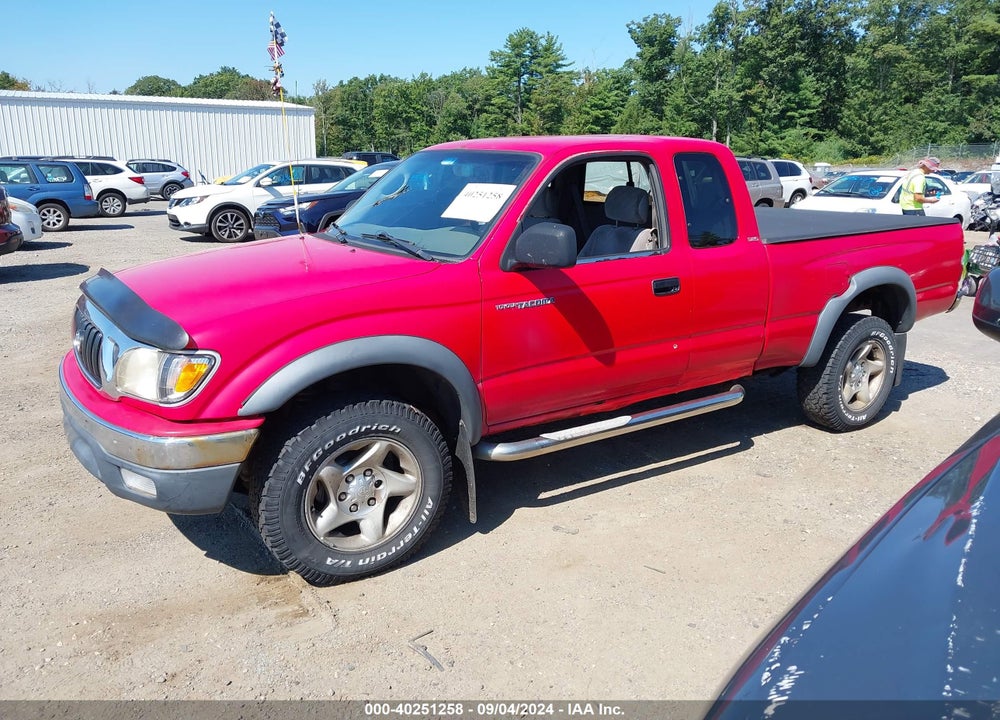 2002 TOYOTA TACOMA VIN: 5TEWN72N42Z030067
