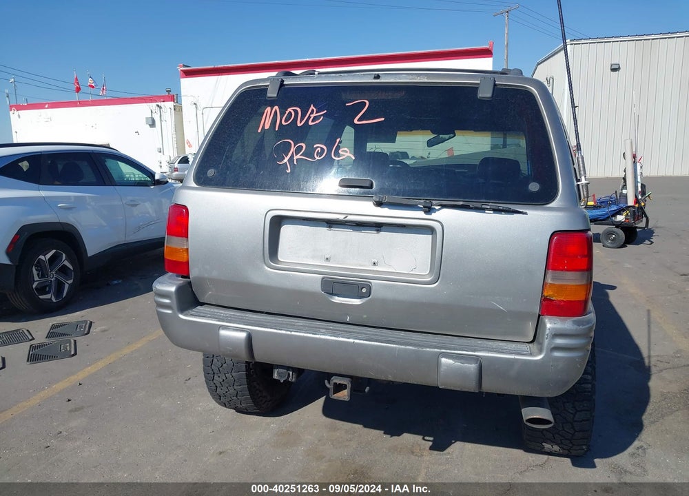 1998 JEEP GRAND CHEROKEE LIMITED VIN: 1J4GZ88ZXWC267279