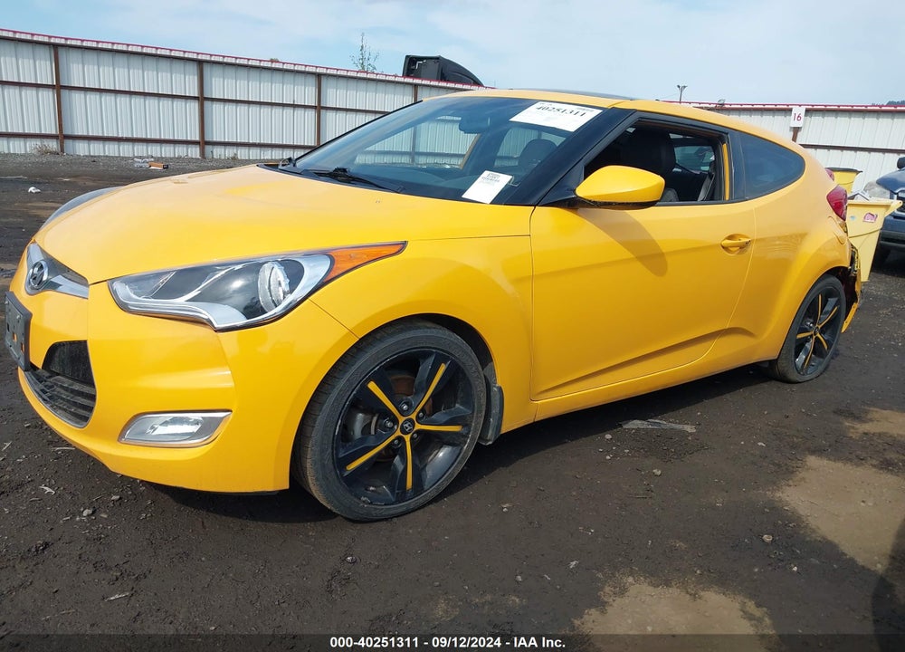 2016 HYUNDAI VELOSTER VIN: KMHTC6AD1GU257837