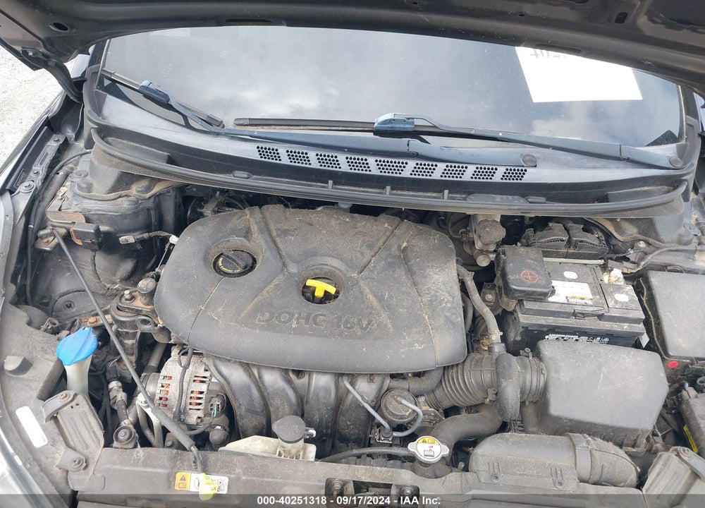 2014 HYUNDAI ELANTRA SE VIN: 5NPDH4AEXEH497922