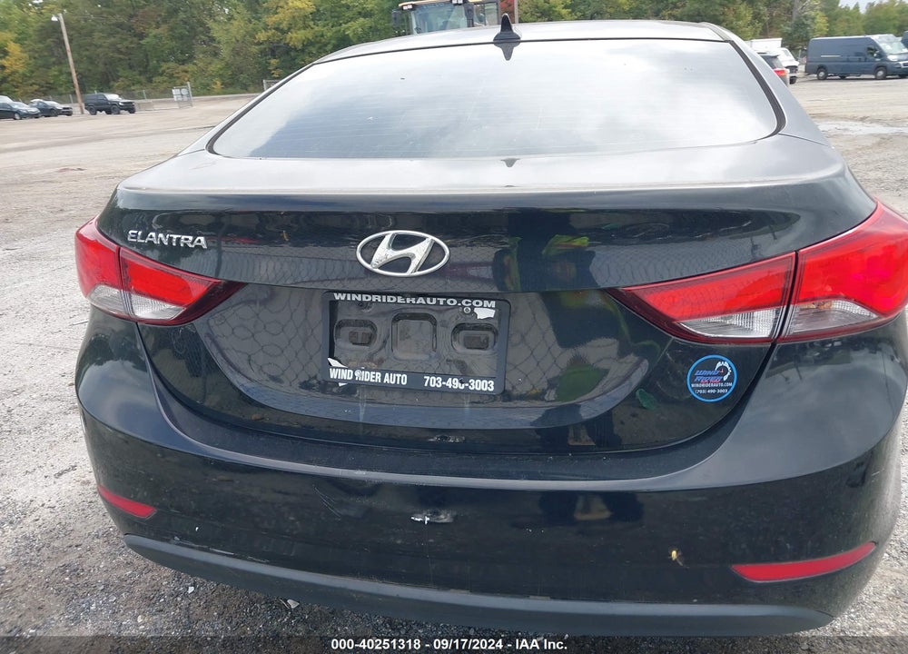 2014 HYUNDAI ELANTRA SE VIN: 5NPDH4AEXEH497922