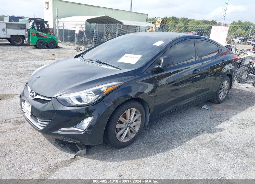 2014 HYUNDAI ELANTRA SE VIN: 5NPDH4AEXEH497922
