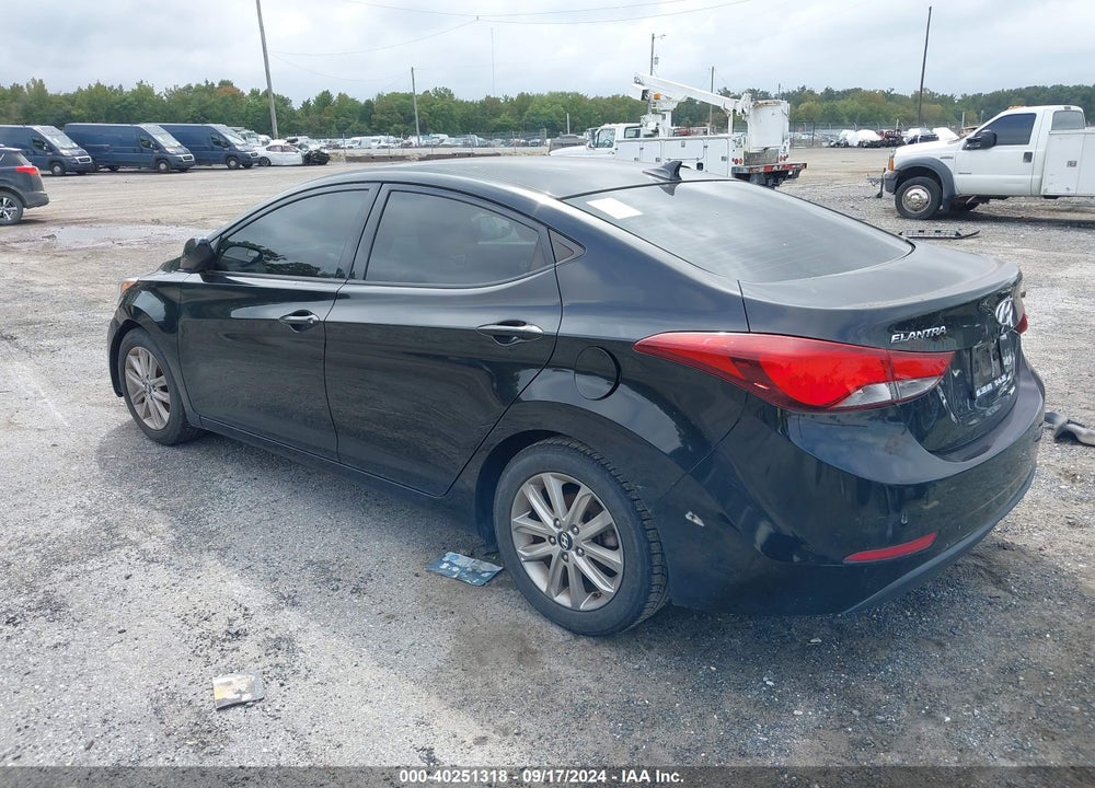 2014 HYUNDAI ELANTRA SE VIN: 5NPDH4AEXEH497922