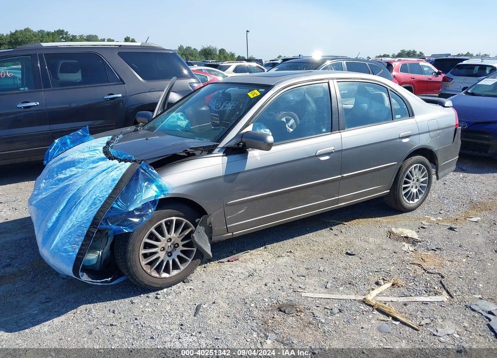 2005 HONDA CIVIC EX VIN: 2HGES26755H617432