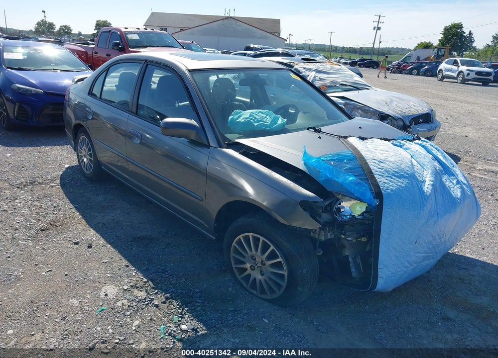 2005 HONDA CIVIC EX VIN: 2HGES26755H617432