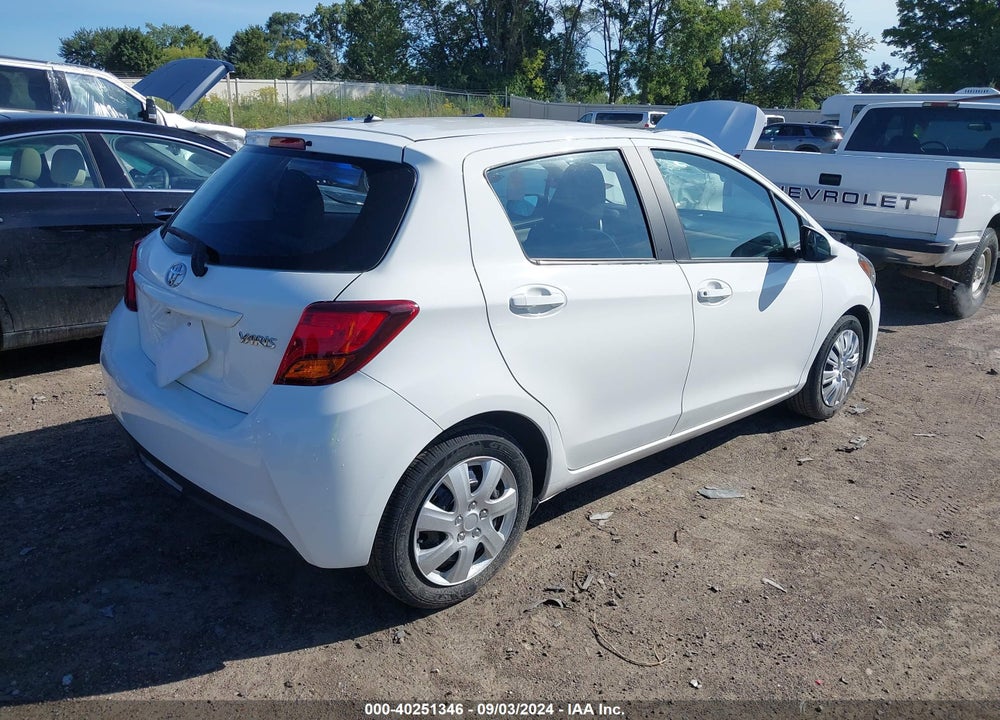 2017 TOYOTA YARIS L VIN: VNKKTUD35HA081960