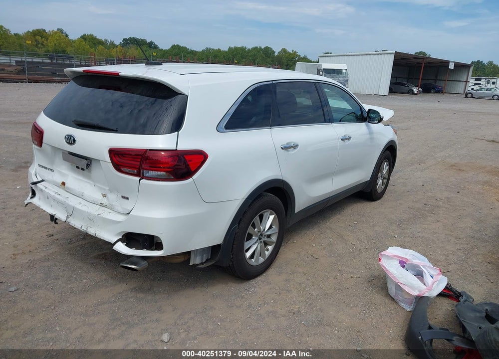 2019 KIA SORENTO 2.4L L VIN: 5XYPG4A32KG599281