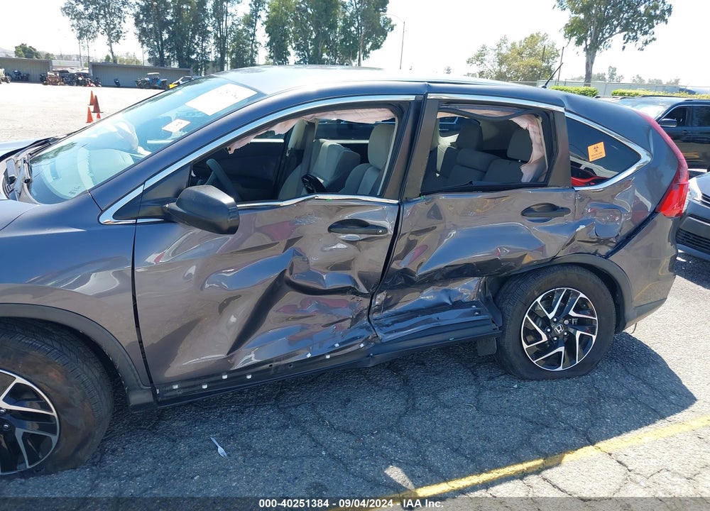 2016 HONDA CR-V SE VIN: 2HKRM3H41GH553371