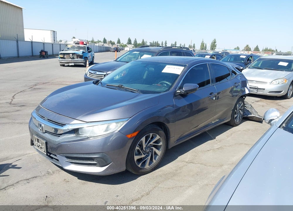 2017 HONDA CIVIC EX VIN: 19XFC2F7XHE207869