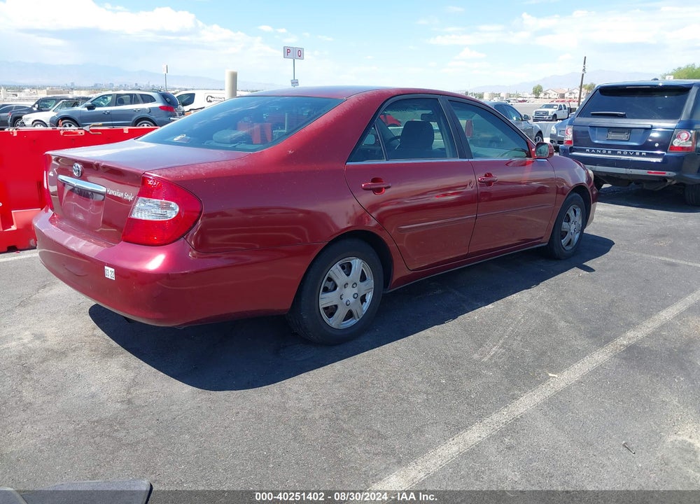 2002 TOYOTA CAMRY LE VIN: JTDBE32K920067449