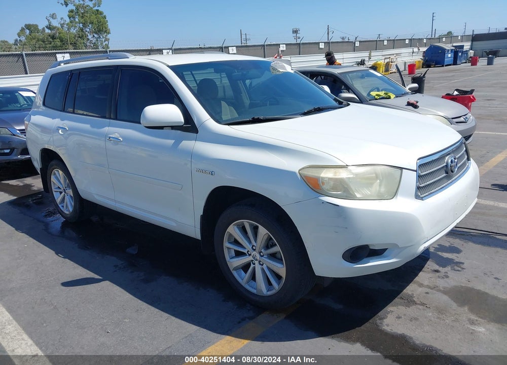 2009 TOYOTA HIGHLANDER HYBRID VIN: JTEEW41A392029606