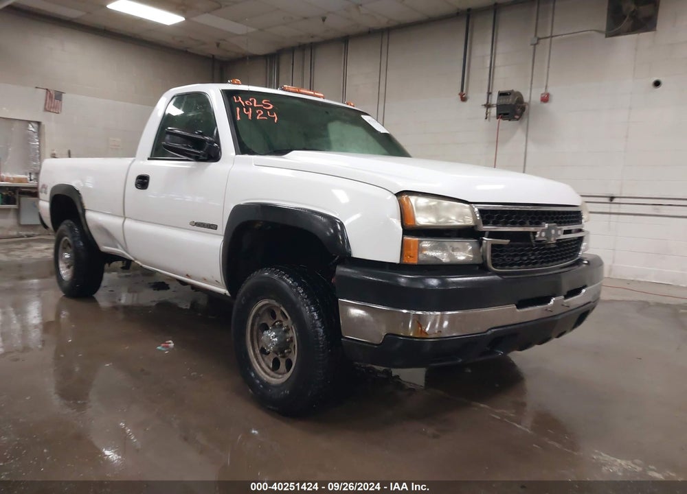 2006 CHEVROLET SILVERADO 2500HD WORK TRUCK VIN: 1GCHK24U66E129474