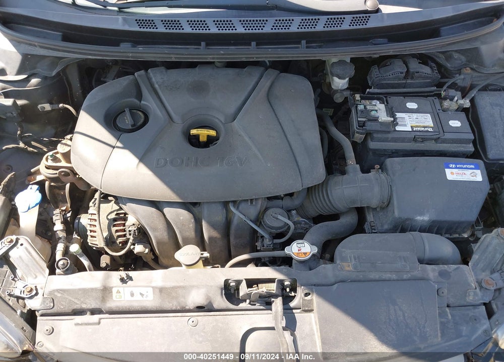 2013 HYUNDAI ELANTRA GLS VIN: KMHDH4AE5DU494930