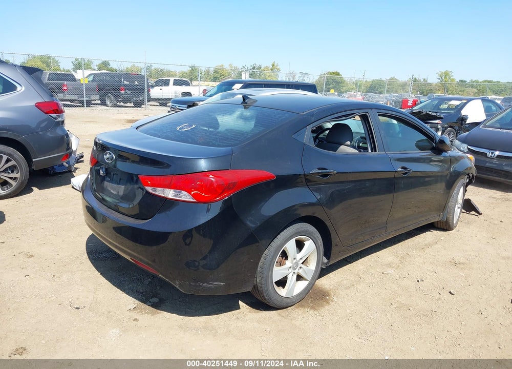 2013 HYUNDAI ELANTRA GLS VIN: KMHDH4AE5DU494930