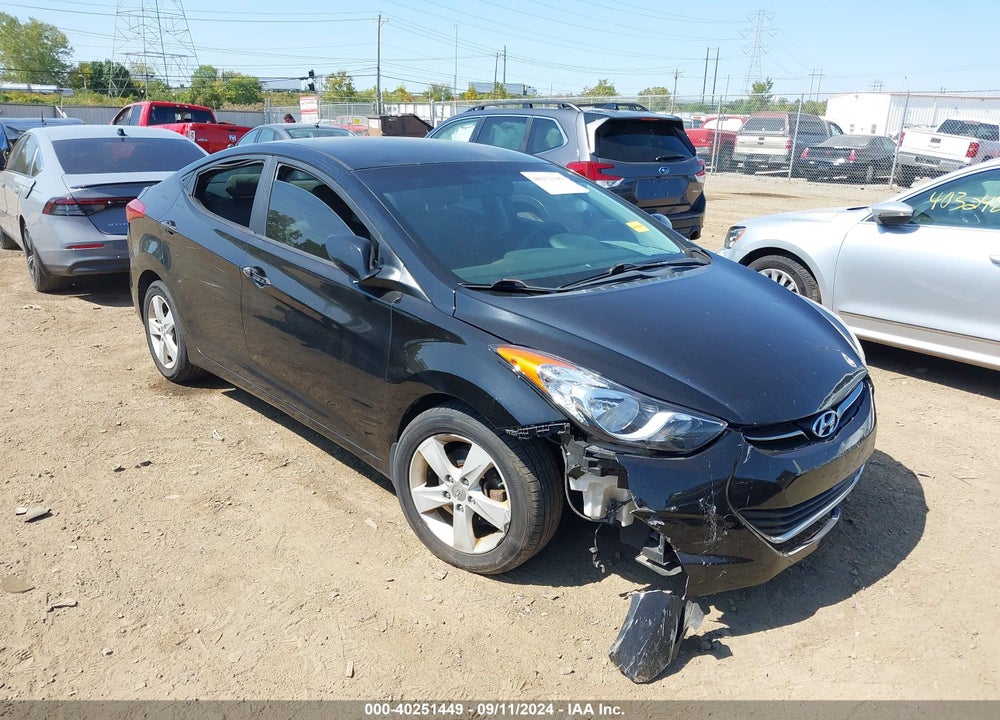 2013 HYUNDAI ELANTRA GLS VIN: KMHDH4AE5DU494930