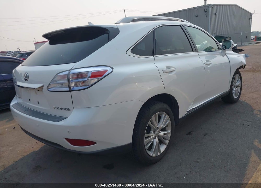 2010 LEXUS RX 450H VIN: JTJBC1BA7A2016212
