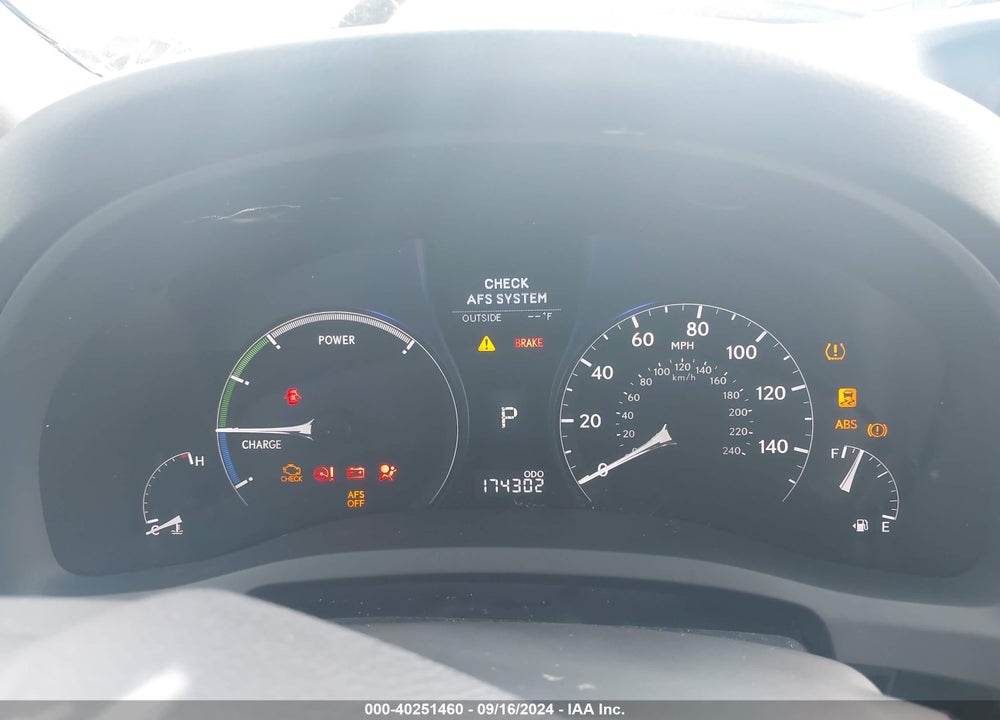 2010 LEXUS RX 450H VIN: JTJBC1BA7A2016212