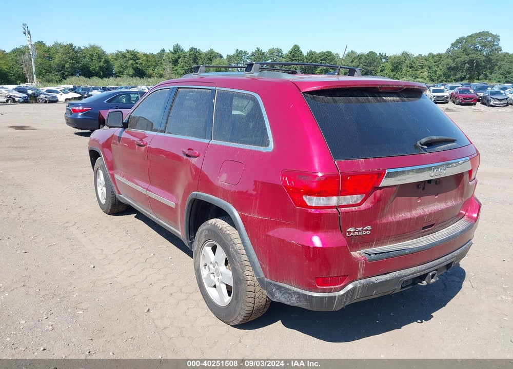 2012 JEEP GRAND CHEROKEE LAREDO VIN: 1C4RJFAG8CC346030