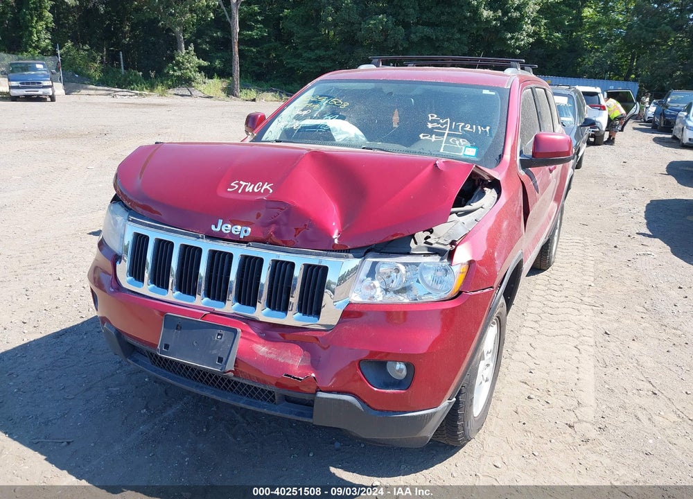 2012 JEEP GRAND CHEROKEE LAREDO VIN: 1C4RJFAG8CC346030