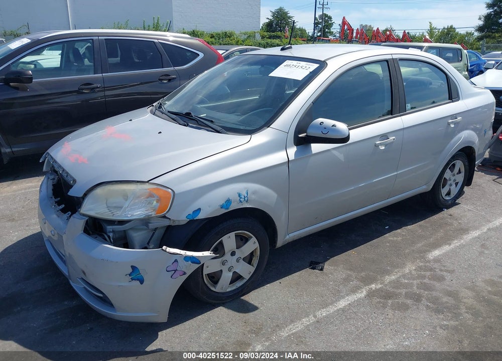 2010 CHEVROLET AVEO LT VIN: KL1TD5DE0AB097475