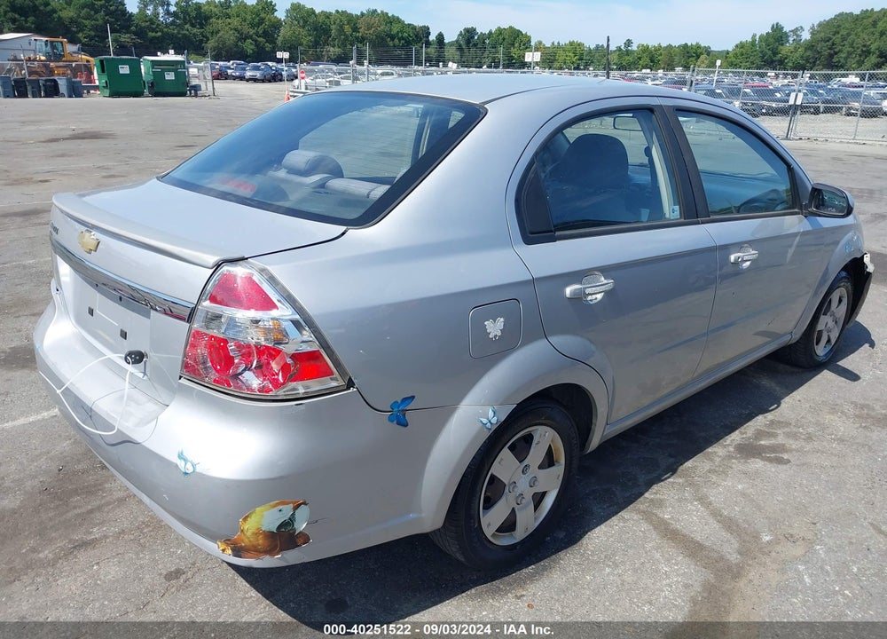 2010 CHEVROLET AVEO LT VIN: KL1TD5DE0AB097475